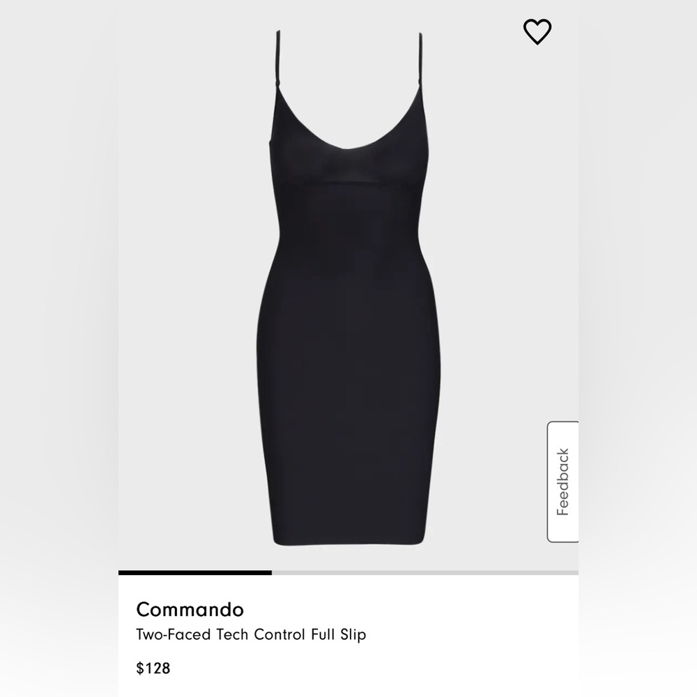 Commando Midnight Black Control Slip - image 1